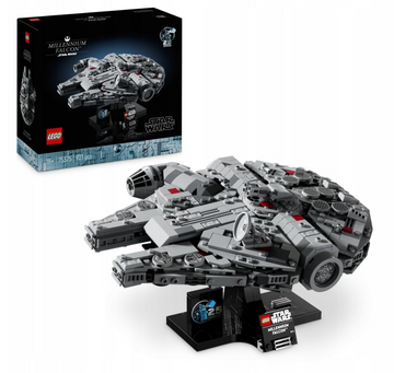 LEGO 75375 STAR WARS Millennium Falcon – ikoniškas „Star Wars“ laivas jūsų kolekcijai!