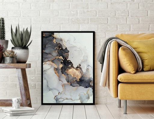 Paveikslas "gold" rėmelyje 53x73