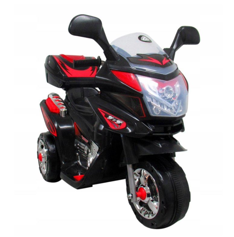 M6B Akumuliatorinis Motociklas su Šviesomis ir Muzika
